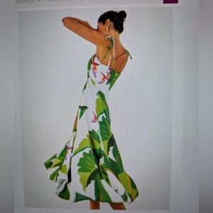 Farm Rio tropical Print midi dress